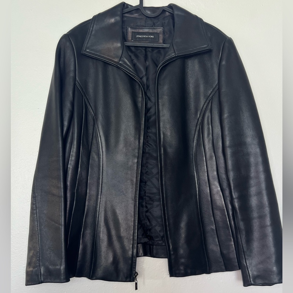 Jones New York Genuine Leather Jacket
